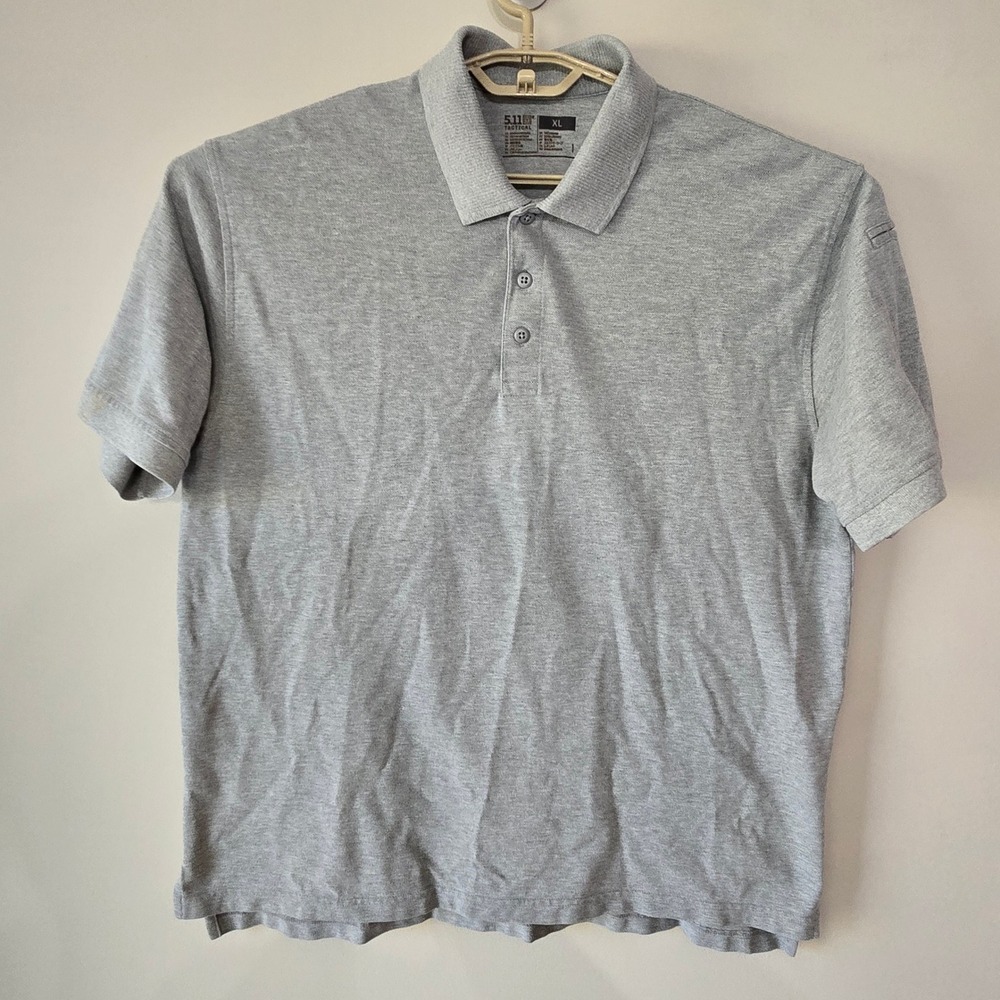 5.11 Tactical Polo Shirt Performance‎ Short Sleeve Workwear Gray XL
